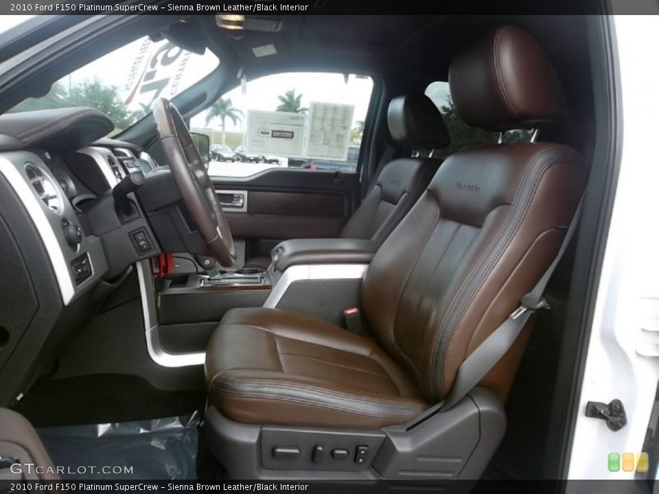 Sienna Brown Leather/Black Interior Photo for the 2010 Ford F150 Platinum SuperCrew #59793905