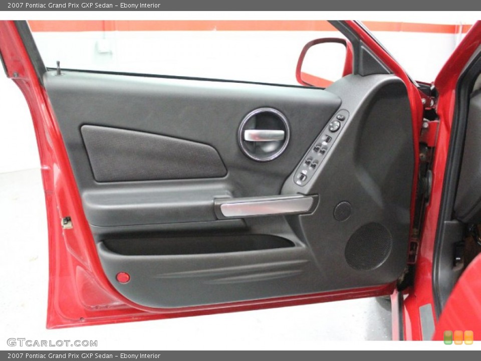 Ebony Interior Door Panel for the 2007 Pontiac Grand Prix GXP Sedan #59794277