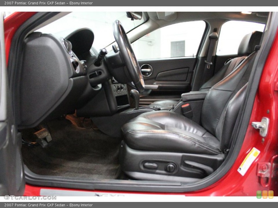Ebony Interior Photo for the 2007 Pontiac Grand Prix GXP Sedan #59794286