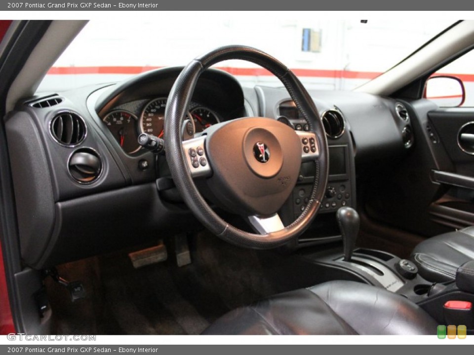 Ebony Interior Dashboard for the 2007 Pontiac Grand Prix GXP Sedan #59794295