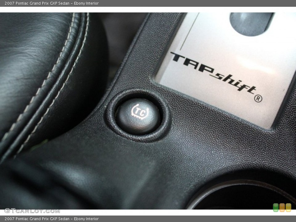 Ebony Interior Controls for the 2007 Pontiac Grand Prix GXP Sedan #59794391