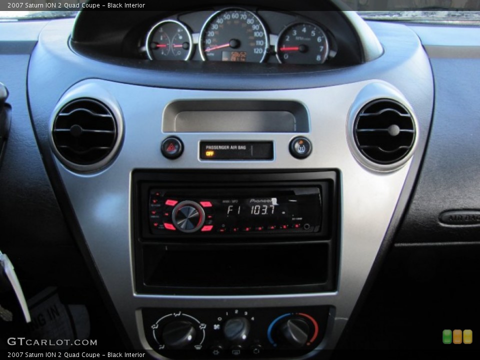 Black Interior Controls for the 2007 Saturn ION 2 Quad Coupe #59794829
