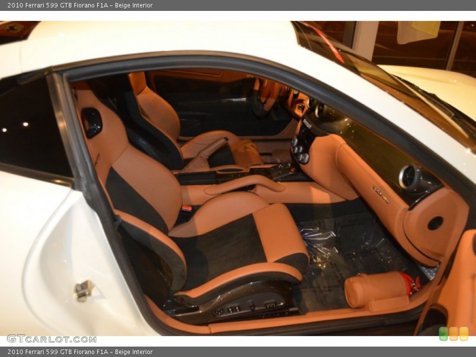 Beige Interior Photo for the 2010 Ferrari 599 GTB Fiorano F1A #59795513