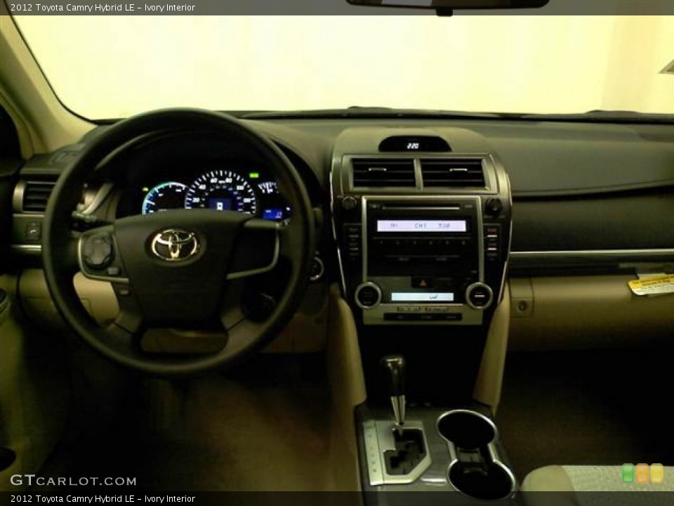 Ivory Interior Dashboard for the 2012 Toyota Camry Hybrid LE #59796341