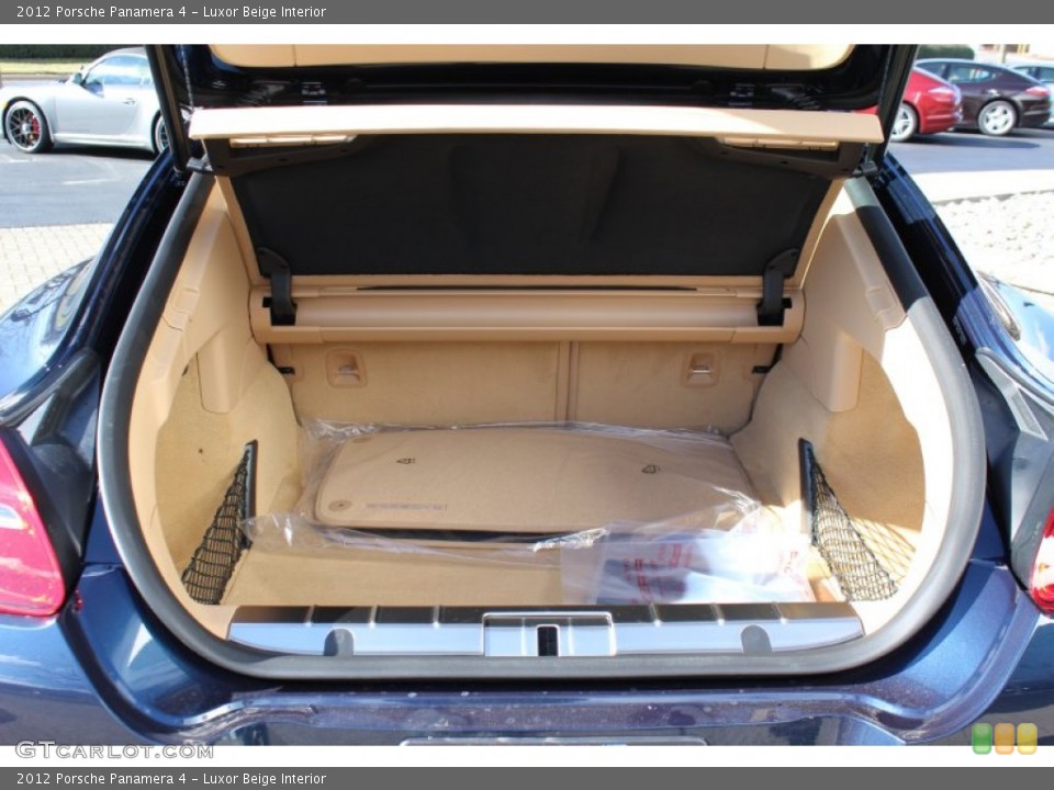 Luxor Beige Interior Trunk for the 2012 Porsche Panamera 4 #59798244