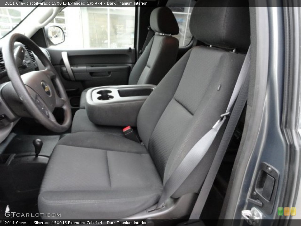 Dark Titanium Interior Front Seat for the 2011 Chevrolet Silverado 1500 LS Extended Cab 4x4 #59798600