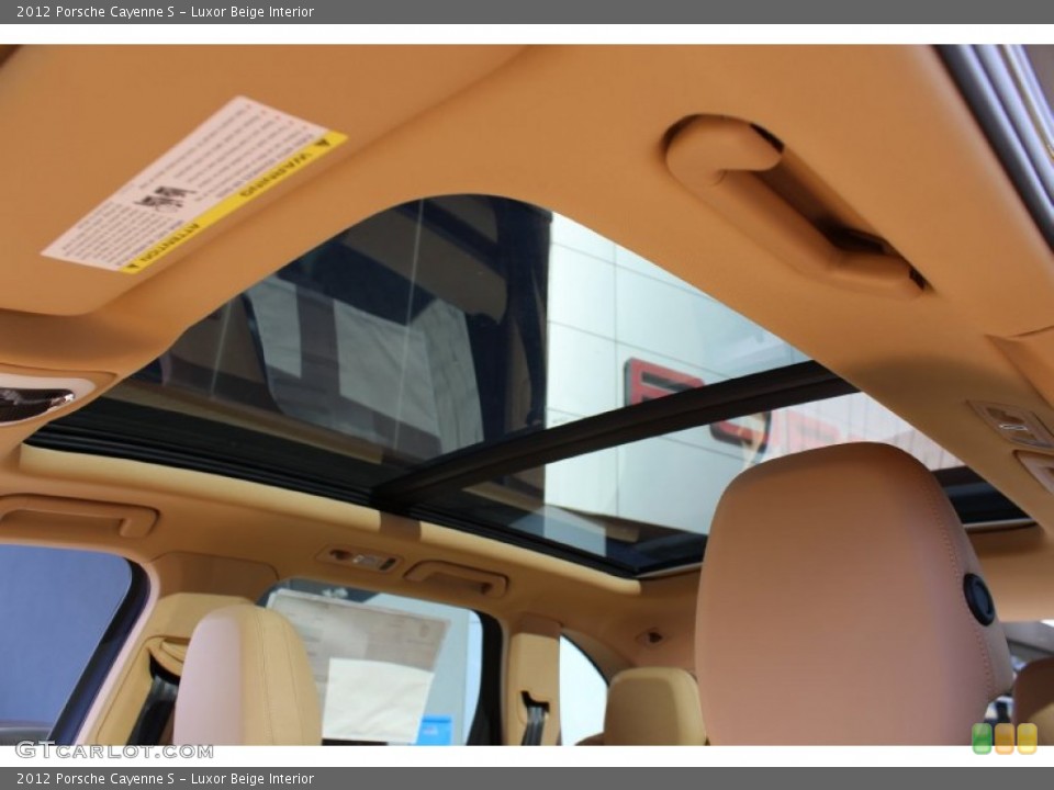 Luxor Beige Interior Sunroof for the 2012 Porsche Cayenne S #59799081