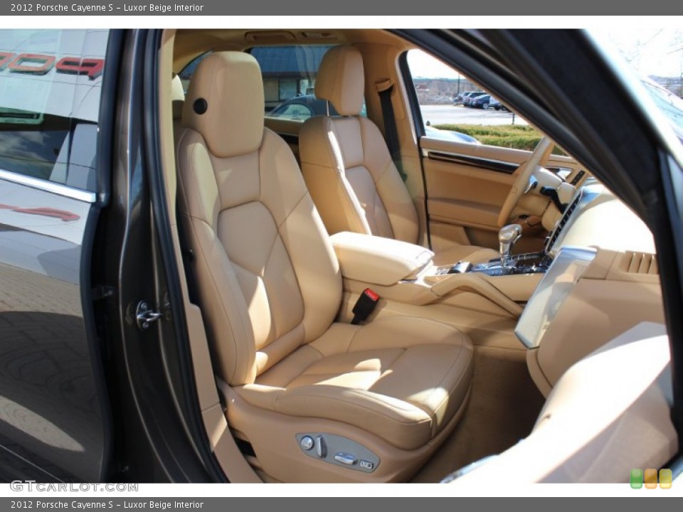 Luxor Beige Interior Front Seat for the 2012 Porsche Cayenne S #59799177