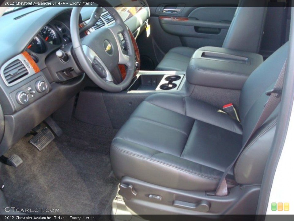 Ebony Interior Photo for the 2012 Chevrolet Avalanche LT 4x4 #59799942