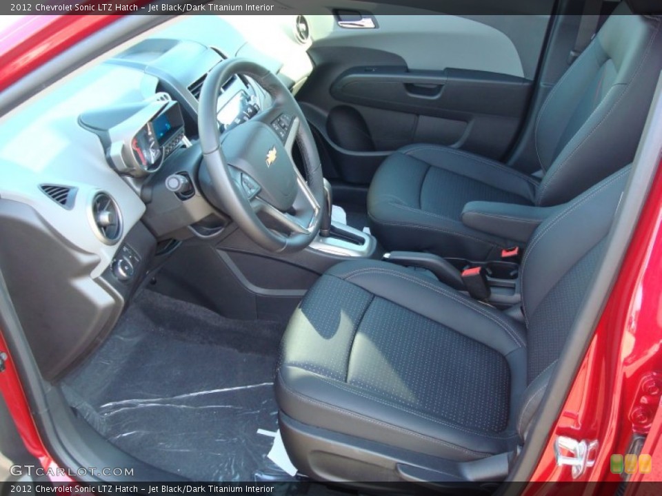 Jet Black/Dark Titanium Interior Photo for the 2012 Chevrolet Sonic LTZ Hatch #59799978
