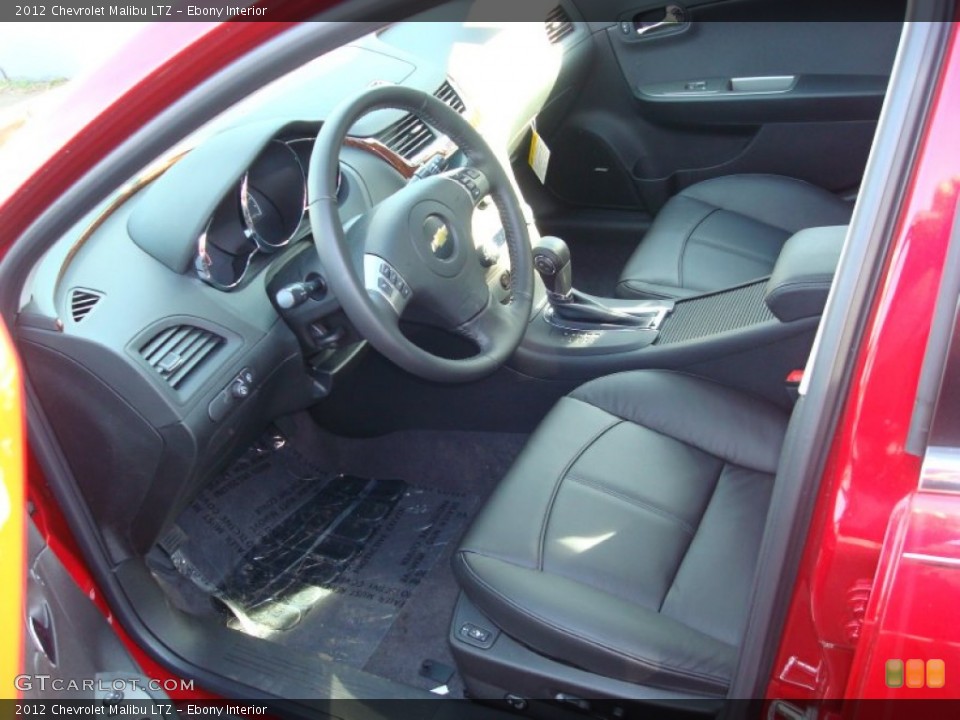 Ebony Interior Photo for the 2012 Chevrolet Malibu LTZ #59800014