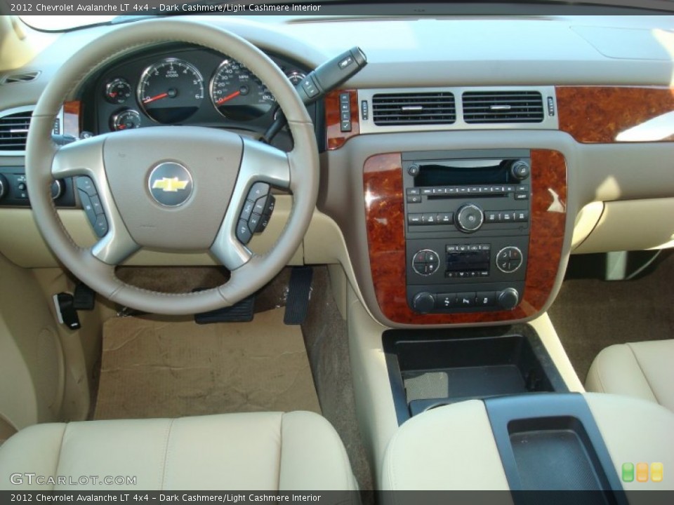 Dark Cashmere/Light Cashmere Interior Dashboard for the 2012 Chevrolet Avalanche LT 4x4 #59800260