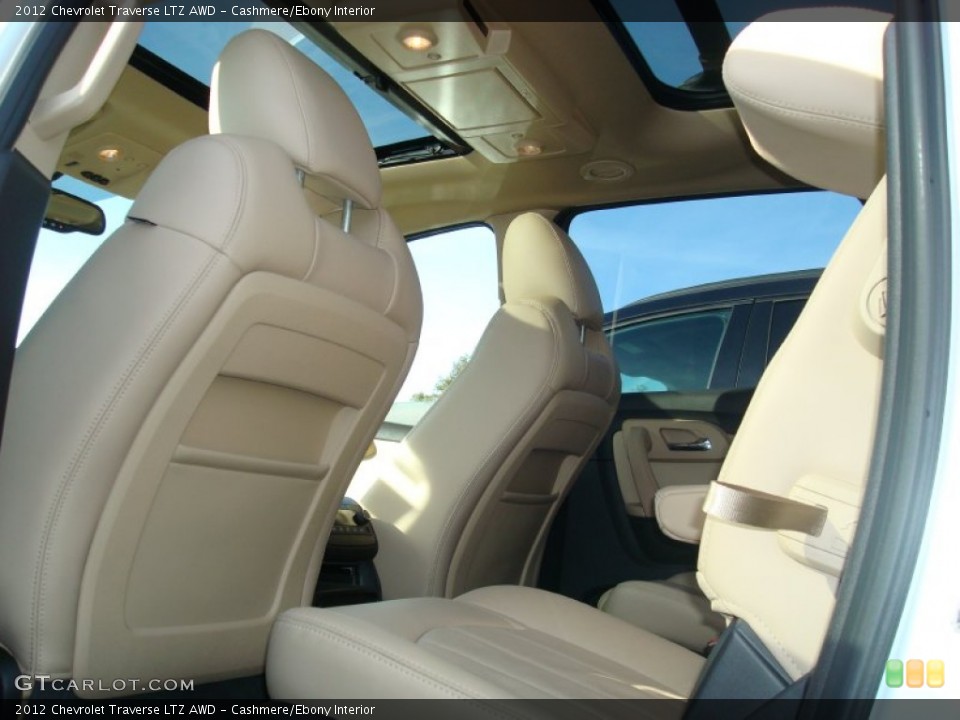 Cashmere/Ebony Interior Photo for the 2012 Chevrolet Traverse LTZ AWD #59800404