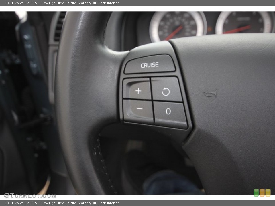 Soverign Hide Calcite Leather/Off Black Interior Controls for the 2011 Volvo C70 T5 #59802135