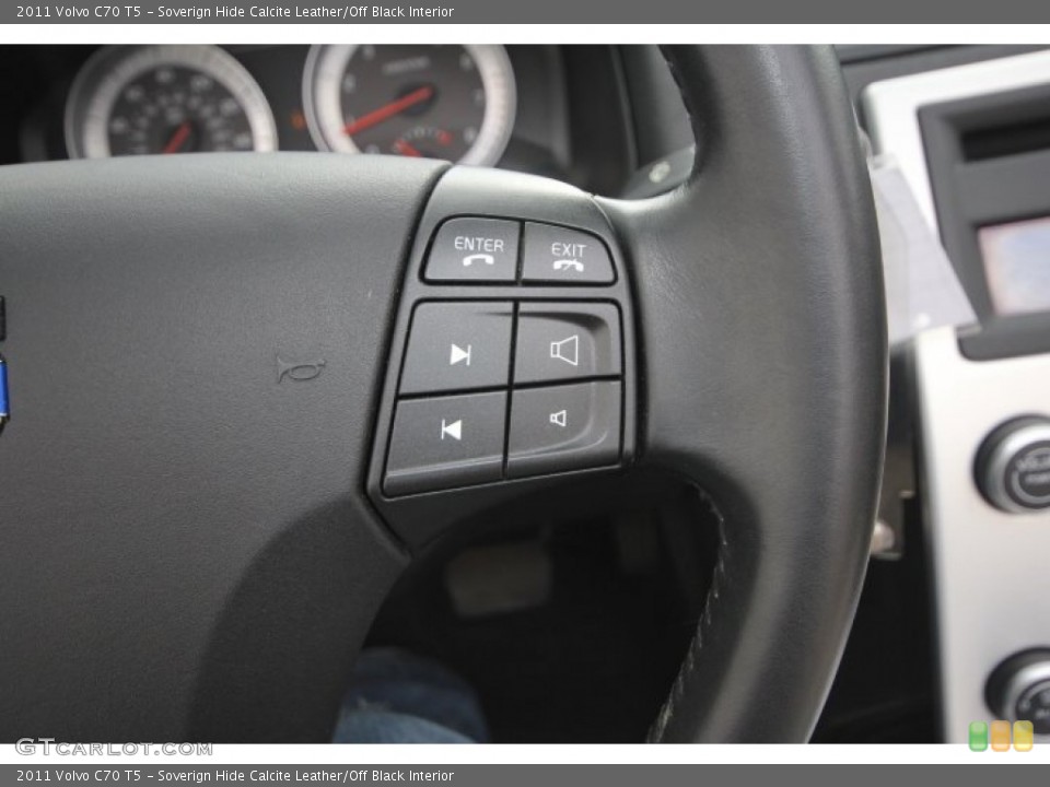 Soverign Hide Calcite Leather/Off Black Interior Controls for the 2011 Volvo C70 T5 #59802144