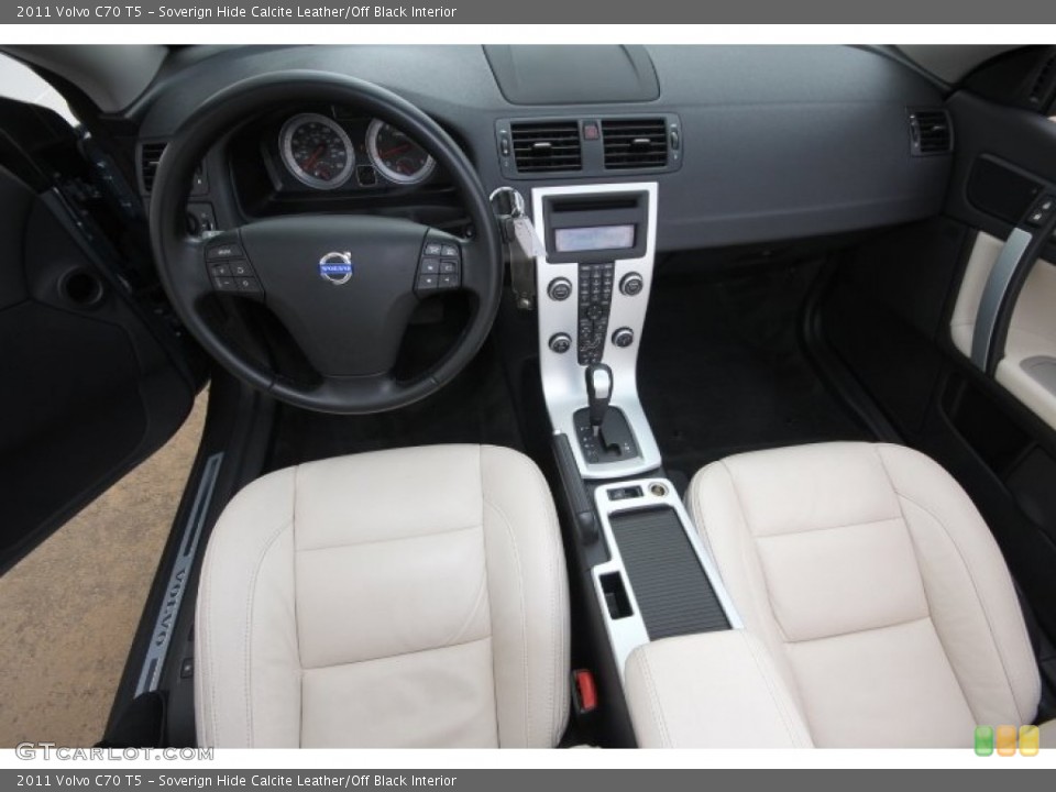 Soverign Hide Calcite Leather/Off Black Interior Dashboard for the 2011 Volvo C70 T5 #59802189