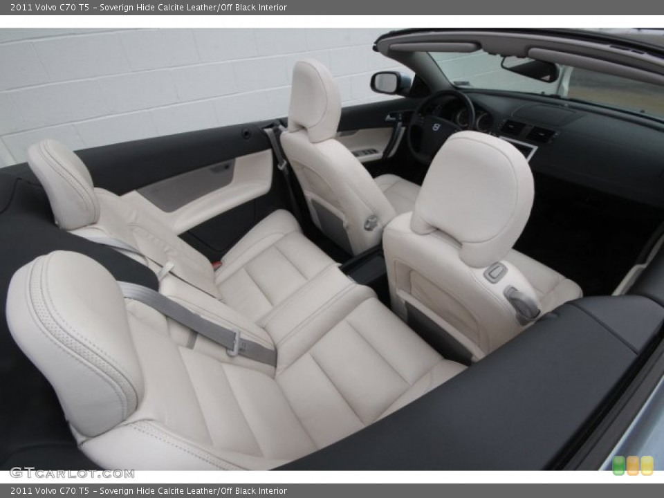 Soverign Hide Calcite Leather/Off Black Interior Photo for the 2011 Volvo C70 T5 #59802204