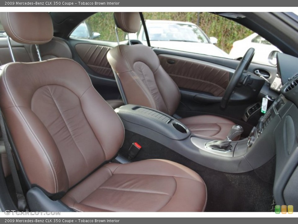 Tobacco Brown Interior Photo for the 2009 Mercedes-Benz CLK 350 Coupe #59802309