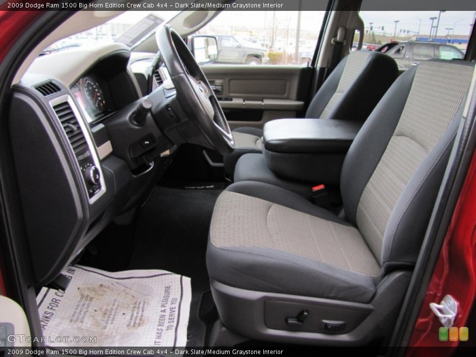 Dark Slate/Medium Graystone Interior Photo for the 2009 Dodge Ram 1500 Big Horn Edition Crew Cab 4x4 #59802495
