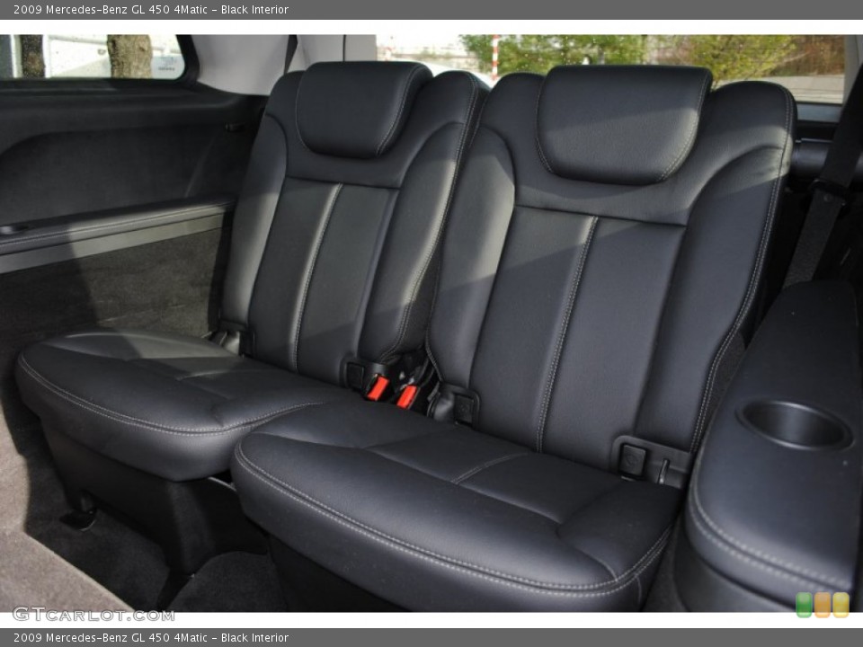 Black Interior Rear Seat for the 2009 Mercedes-Benz GL 450 4Matic #59802501