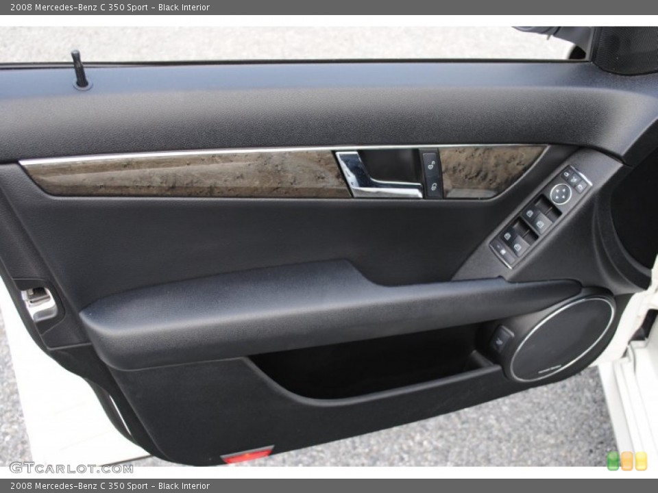 Black Interior Door Panel for the 2008 Mercedes-Benz C 350 Sport #59802591