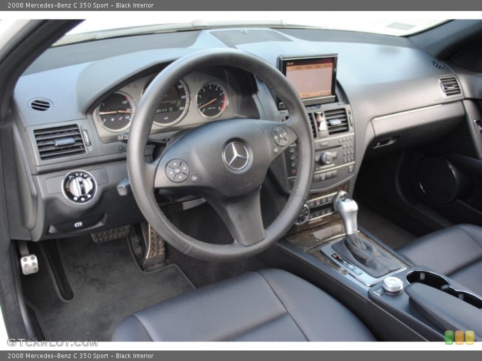 Black Interior Photo for the 2008 Mercedes-Benz C 350 Sport #59802618