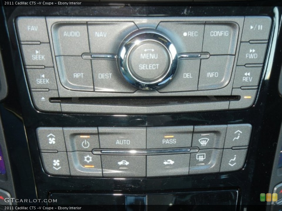 Ebony Interior Controls for the 2011 Cadillac CTS -V Coupe #59803158