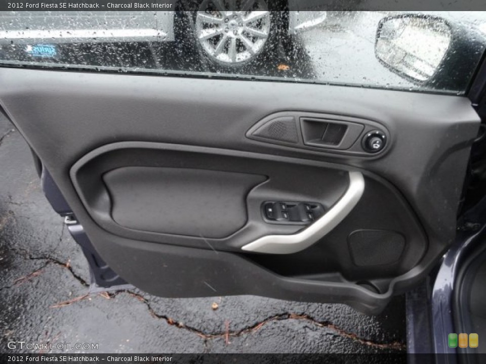 Charcoal Black Interior Door Panel for the 2012 Ford Fiesta SE Hatchback #59803869
