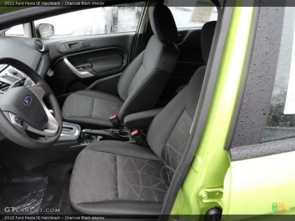 Charcoal Black Interior Front Seat for the 2012 Ford Fiesta SE Hatchback #59804367