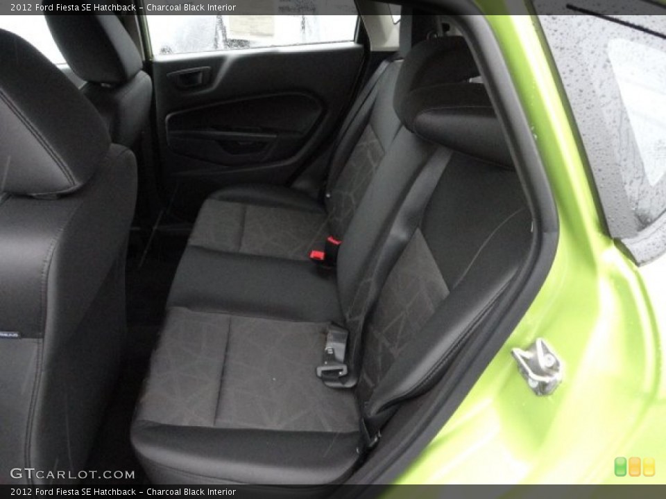 Charcoal Black Interior Rear Seat for the 2012 Ford Fiesta SE Hatchback #59804375
