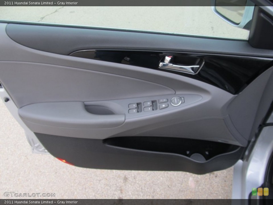 Gray Interior Door Panel for the 2011 Hyundai Sonata Limited #59805045
