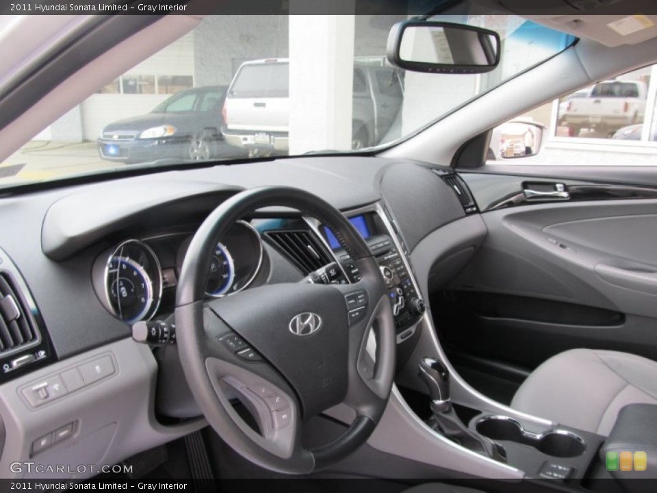 Gray Interior Dashboard for the 2011 Hyundai Sonata Limited #59805080
