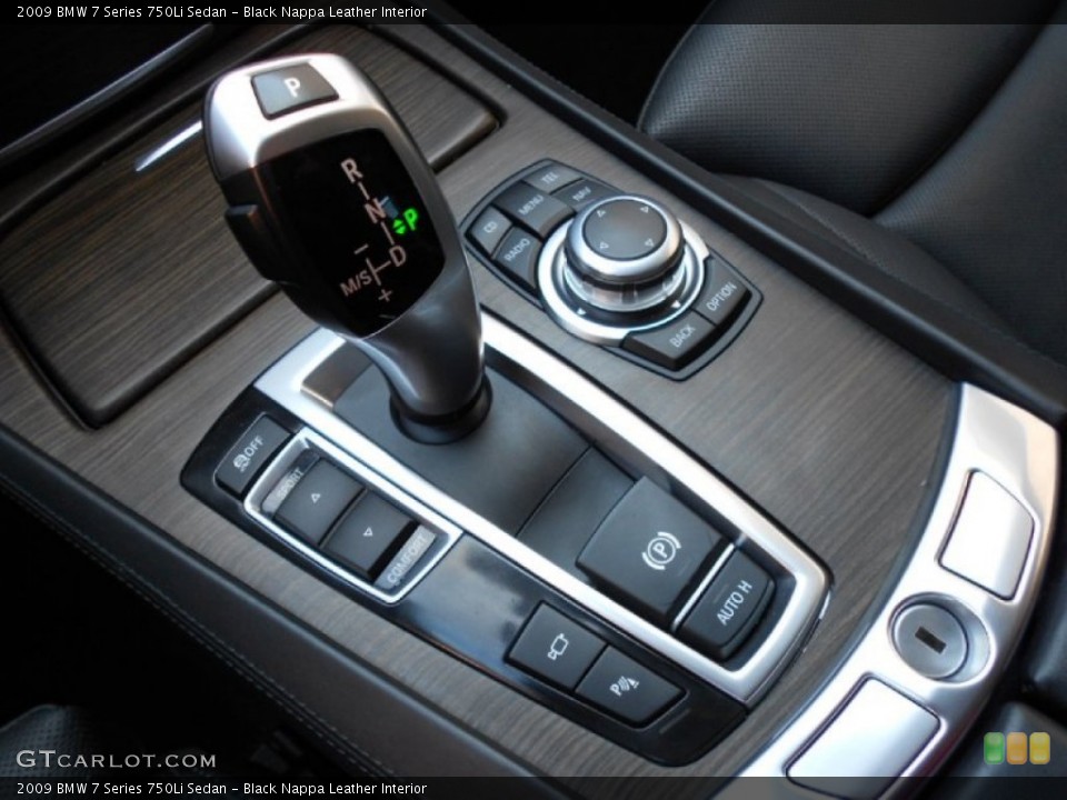 Black Nappa Leather Interior Transmission for the 2009 BMW 7 Series 750Li Sedan #59808498