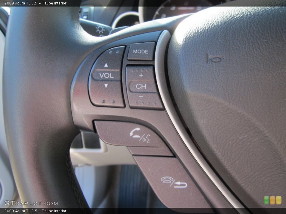 Taupe Interior Controls for the 2009 Acura TL 3.5 #59810895