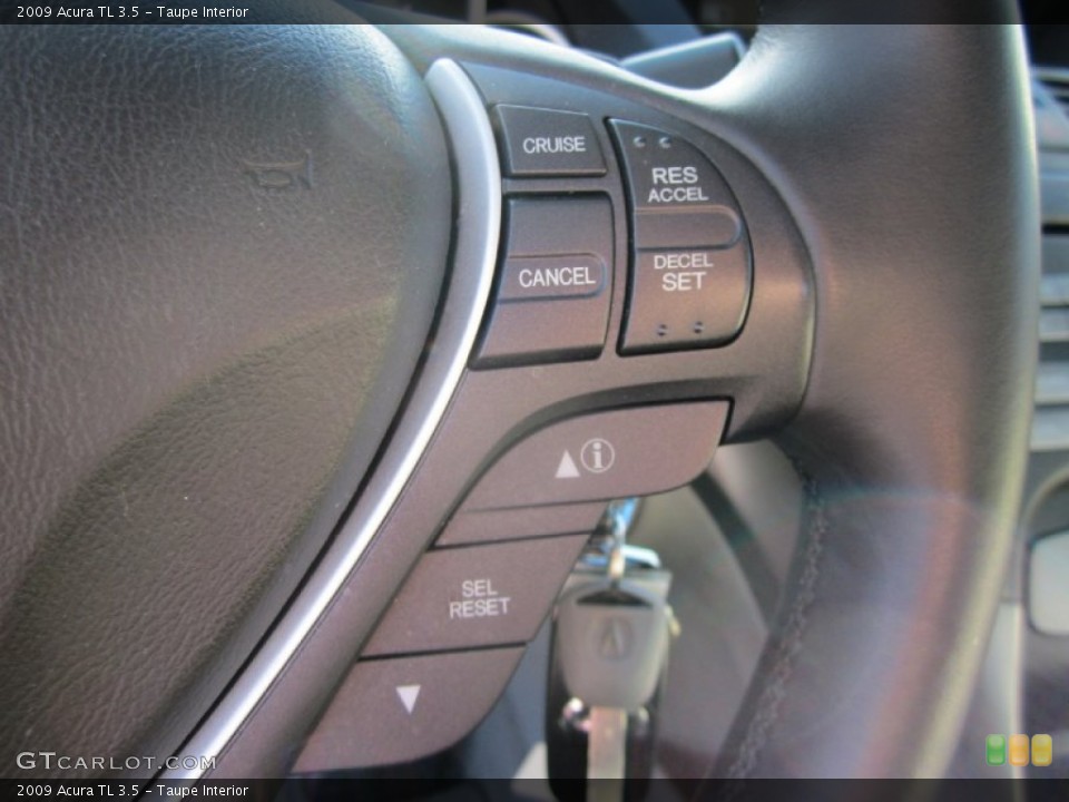 Taupe Interior Controls for the 2009 Acura TL 3.5 #59810904