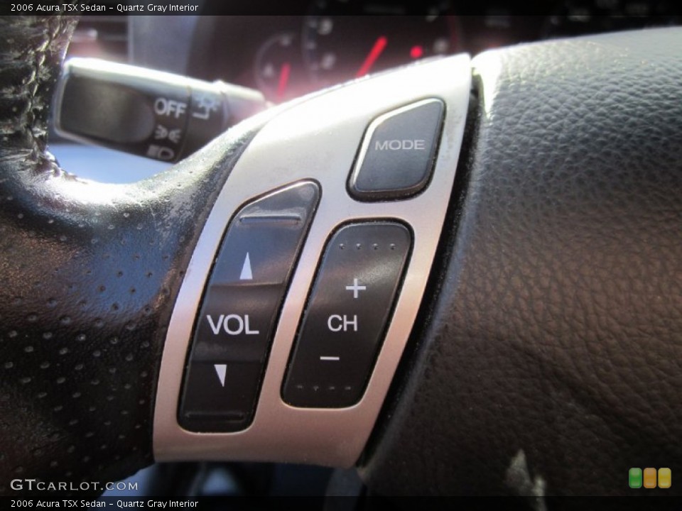 Quartz Gray Interior Controls for the 2006 Acura TSX Sedan #59811395