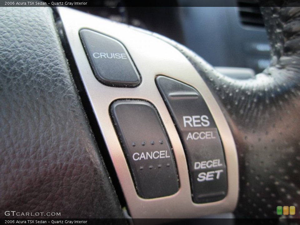 Quartz Gray Interior Controls for the 2006 Acura TSX Sedan #59811404