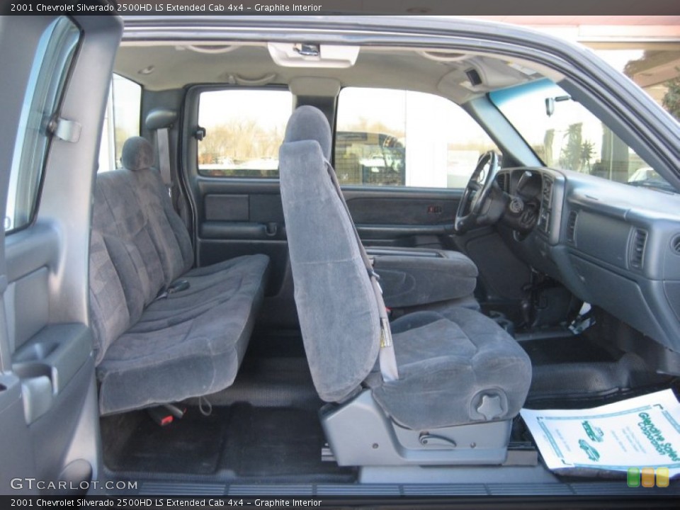 Graphite Interior Photo for the 2001 Chevrolet Silverado 2500HD LS Extended Cab 4x4 #59812647