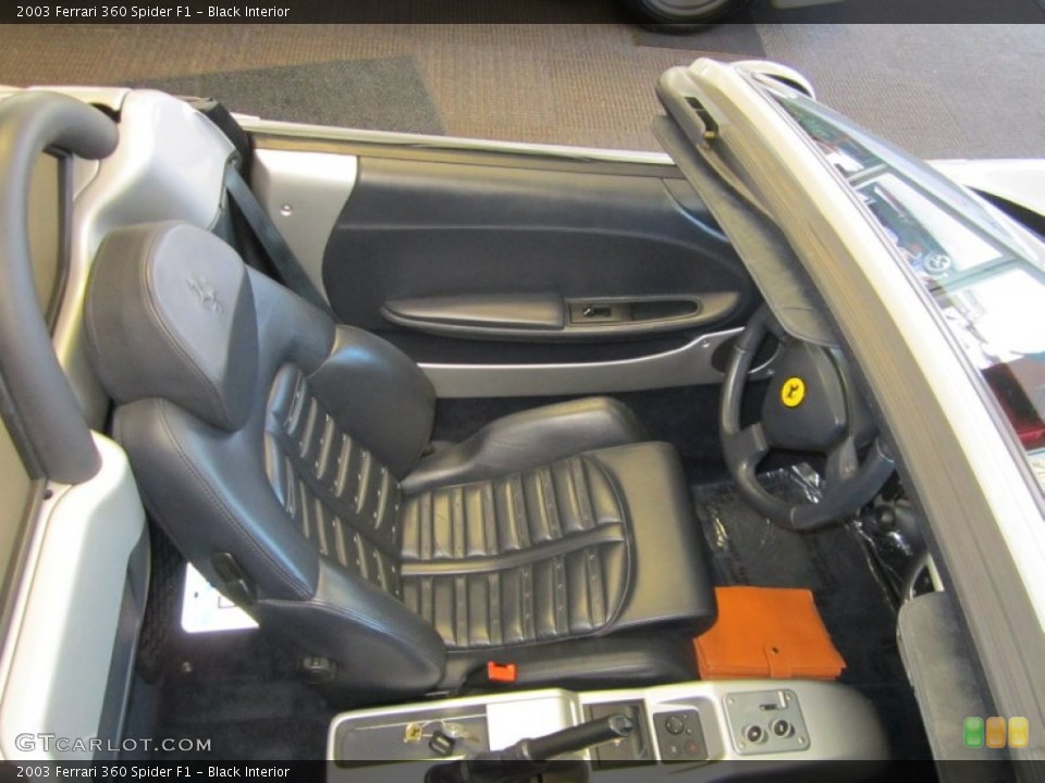 Black Interior Photo for the 2003 Ferrari 360 Spider F1 #59813468