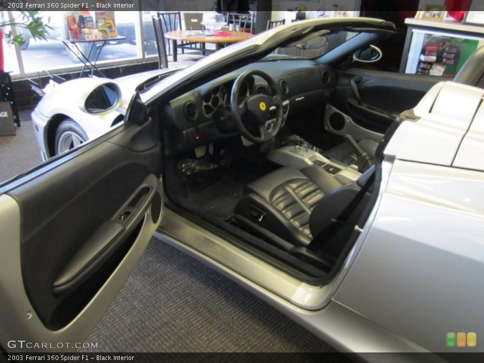 Black Interior Photo for the 2003 Ferrari 360 Spider F1 #59813507