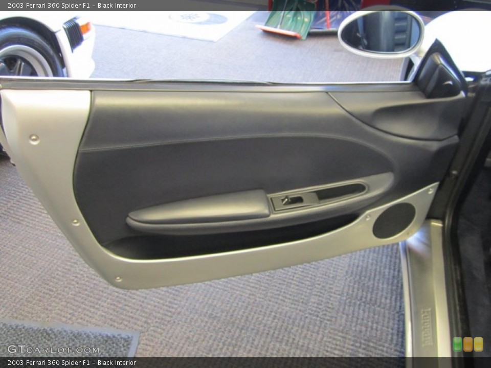 Black Interior Door Panel for the 2003 Ferrari 360 Spider F1 #59813517