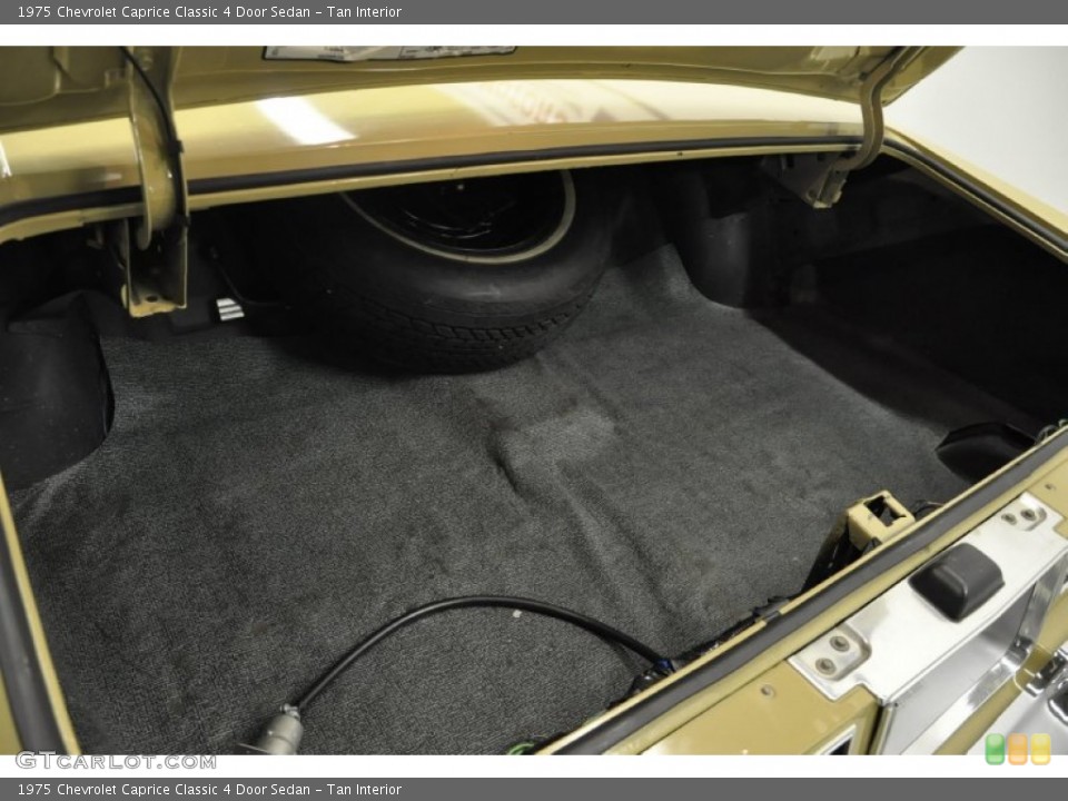 Tan Interior Trunk for the 1975 Chevrolet Caprice Classic 4 Door Sedan #59814393