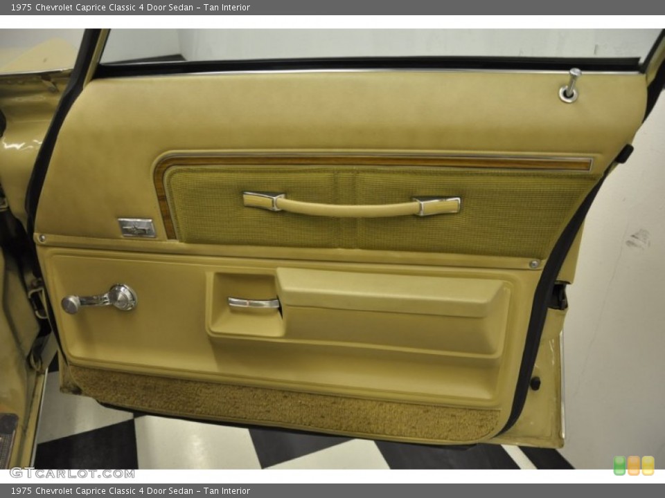 Tan Interior Door Panel for the 1975 Chevrolet Caprice Classic 4 Door Sedan #59814545