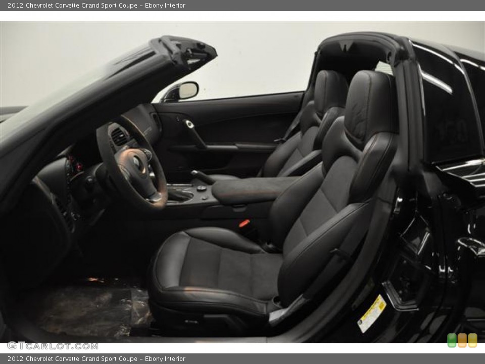 Ebony Interior Photo for the 2012 Chevrolet Corvette Grand Sport Coupe #59815178
