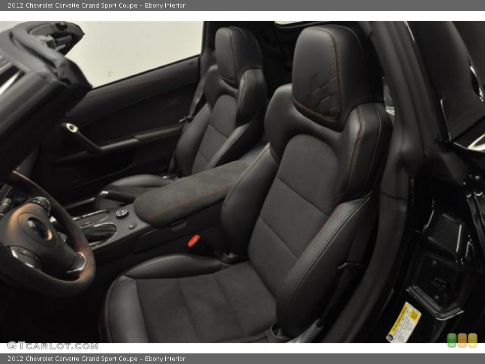 Ebony Interior Photo for the 2012 Chevrolet Corvette Grand Sport Coupe #59815184