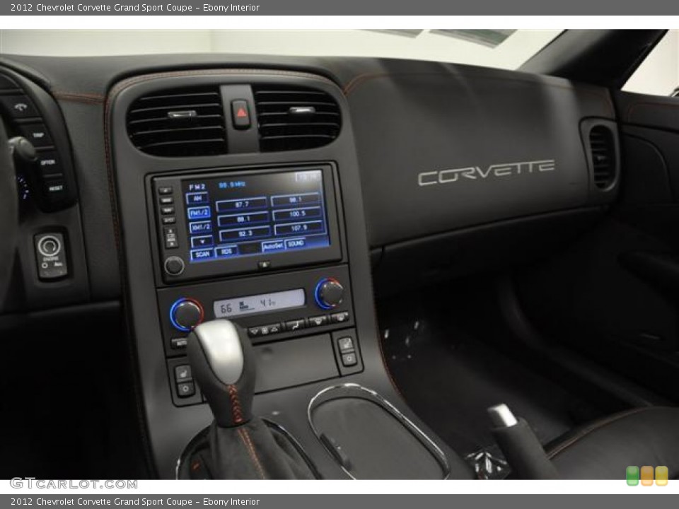 Ebony Interior Dashboard for the 2012 Chevrolet Corvette Grand Sport Coupe #59815232