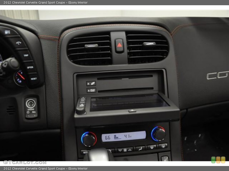 Ebony Interior Controls for the 2012 Chevrolet Corvette Grand Sport Coupe #59815241