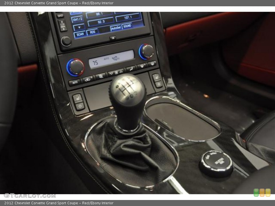 Red/Ebony Interior Transmission for the 2012 Chevrolet Corvette Grand Sport Coupe #59815391