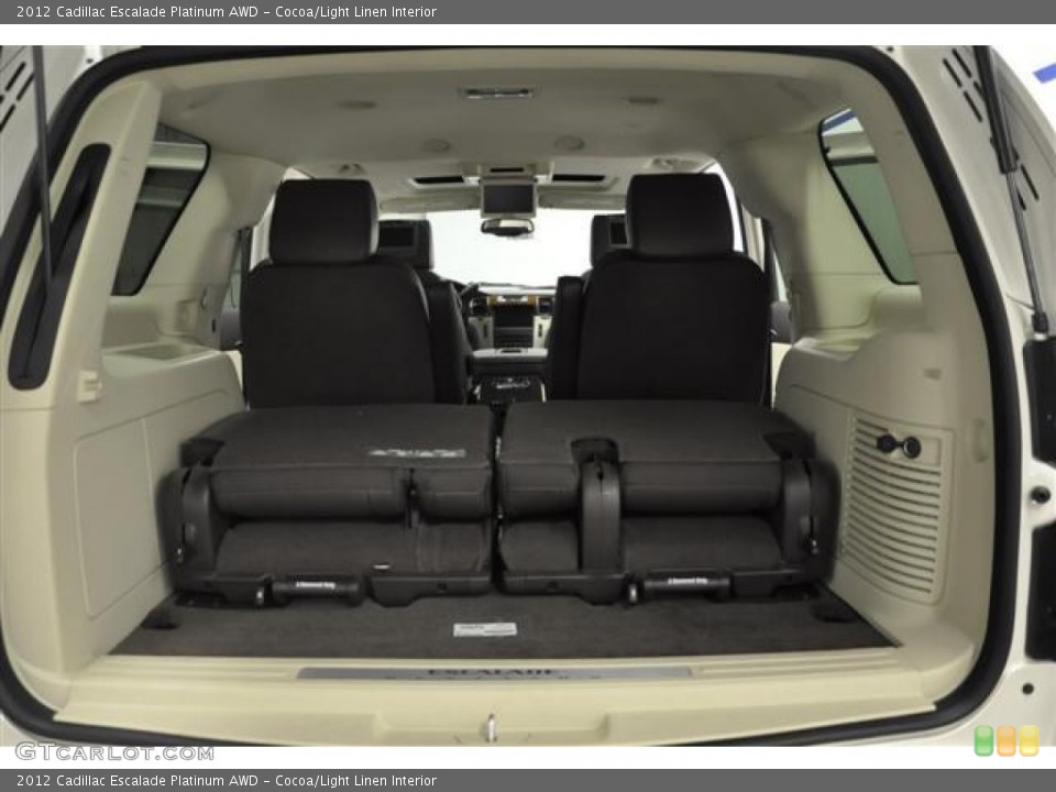 Cocoa/Light Linen Interior Trunk for the 2012 Cadillac Escalade Platinum AWD #59815500