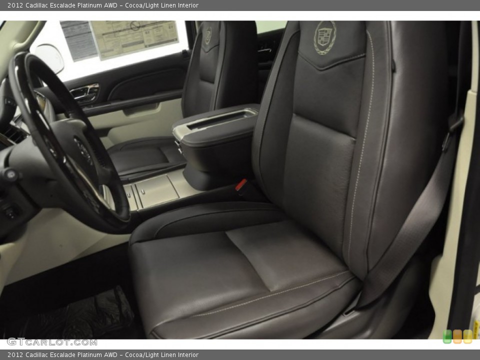 Cocoa/Light Linen Interior Photo for the 2012 Cadillac Escalade Platinum AWD #59815571